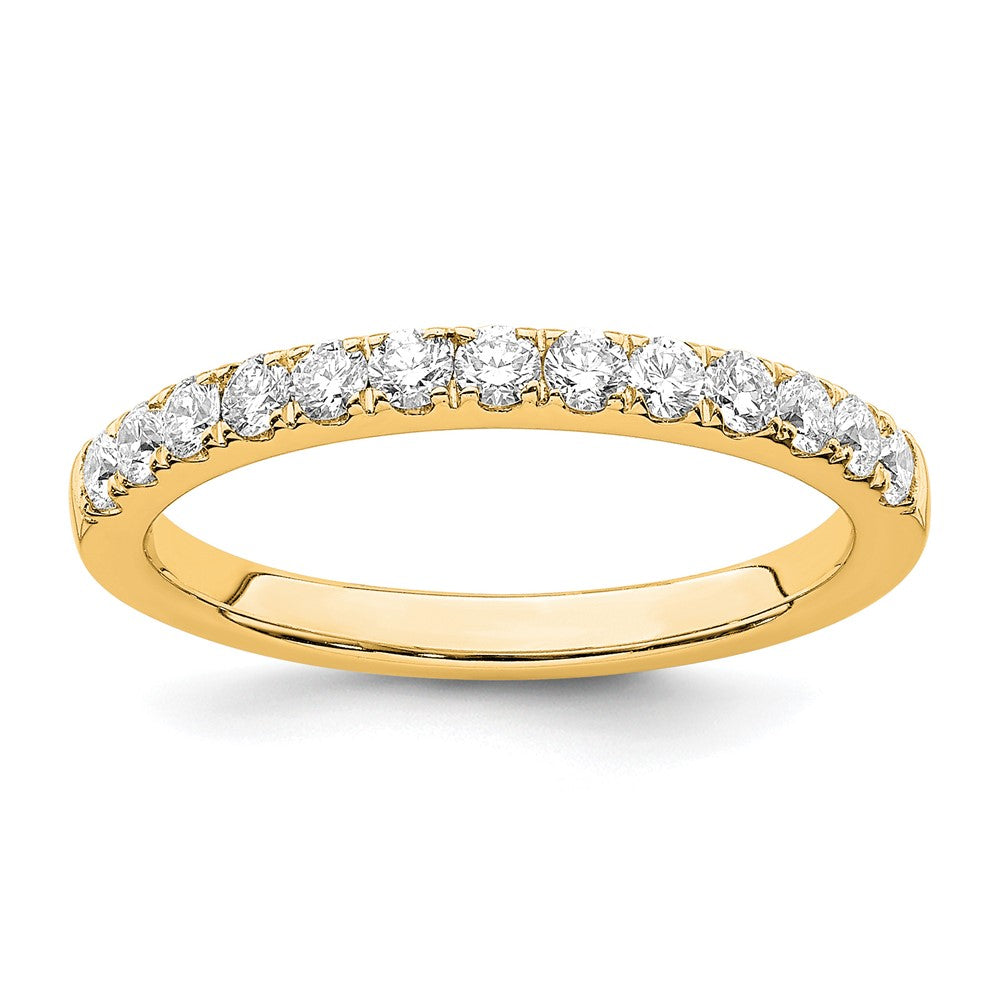 True Origin 14K Gelbgold 1/2 Karat Im Labor Gezüchtet Diamant Vs+ F+ Komplett Ehering Ring