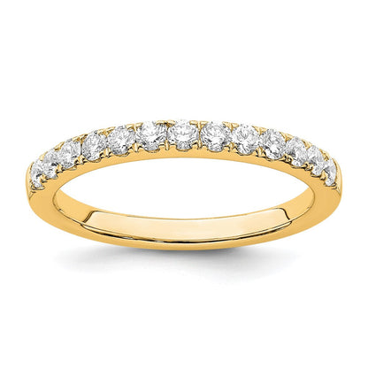 True Origin 14K Gelbgold 1/2 Karat Im Labor Gezüchtet Diamant Vs+ F+ Komplett Ehering Ring