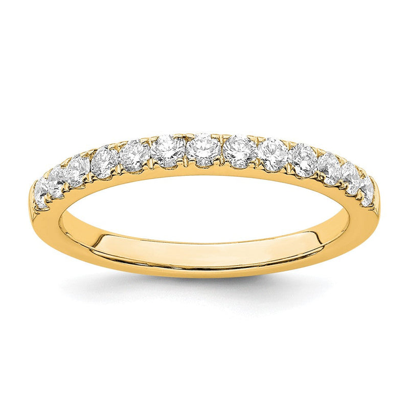 True Origin 14K Gelbgold 1/2 Karat Im Labor Gezüchtet Diamant Vs+ F+ Komplett Ehering Ring