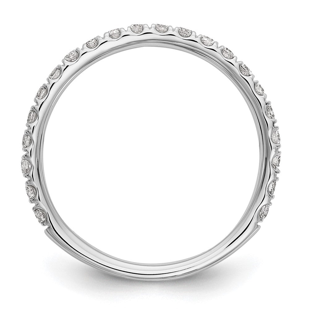 14K Weißgold Ehering mit 0,375 ct. im Labor gezüchteten Diamanten, VS/SI+ G+