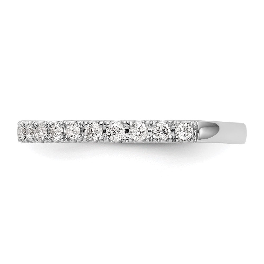 14K Weißgold Ehering mit 0,375 ct. im Labor gezüchteten Diamanten, VS/SI+ G+