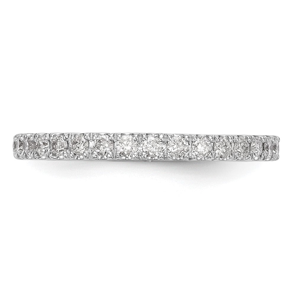 14K Weißgold Ehering mit 0,375 ct. im Labor gezüchteten Diamanten, VS/SI+ G+