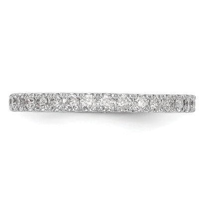 14K Weißgold Ehering mit 0,375 ct. im Labor gezüchteten Diamanten, VS/SI+ G+