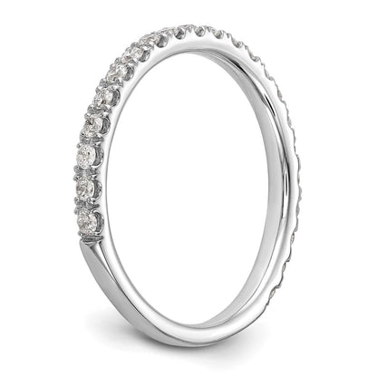 14K Weißgold Ehering mit 0,375 ct. im Labor gezüchteten Diamanten, VS/SI+ G+