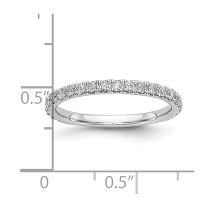 14K Weißgold Ehering mit 0,375 ct. im Labor gezüchteten Diamanten, VS/SI+ G+