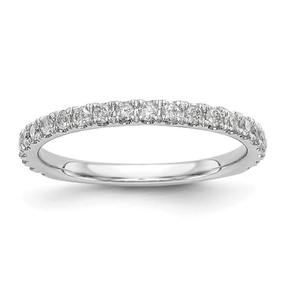 14K Weißgold Ehering mit 0,375 ct. im Labor gezüchteten Diamanten, VS/SI+ G+