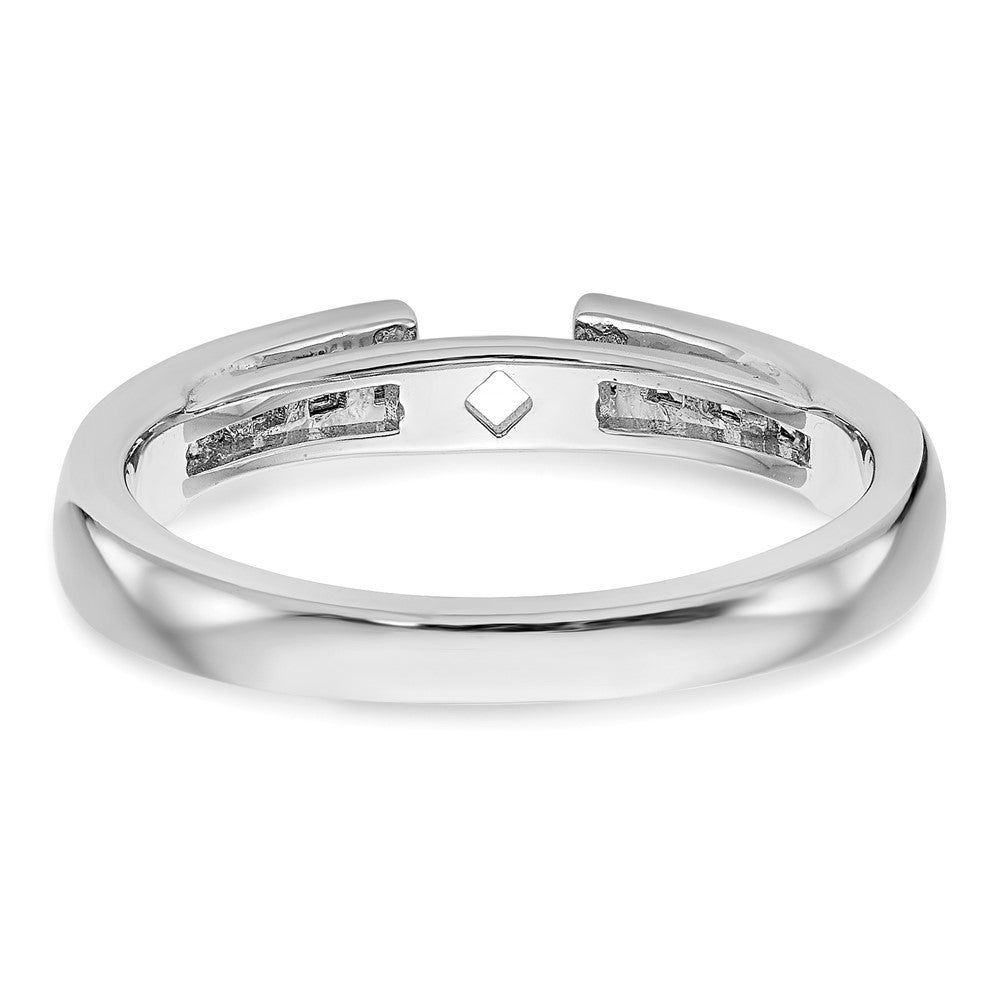 14K Weißgold Verlobungsring mit 0,2 ct. im Pet-Set gefassten, im Labor gezüchteten Diamanten VS/SI+ G+