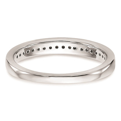14K Weißgold Ehering mit natürlichen Diamanten