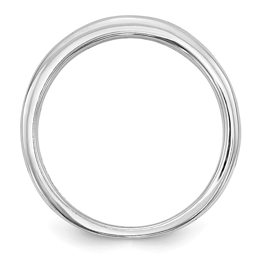 14K Weißgold Ehering mit im Labor gezüchteten Diamanten VS/SI+ G+