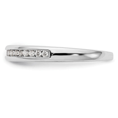 14K Weißgold Ehering mit im Labor gezüchteten Diamanten VS/SI+ G+