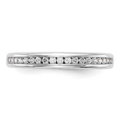 14K Weißgold Ehering mit im Labor gezüchteten Diamanten VS/SI+ G+