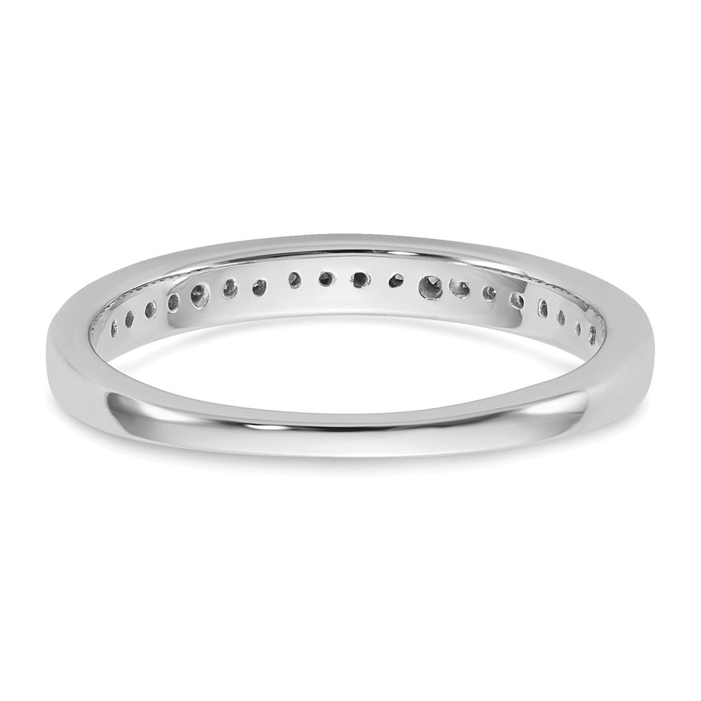 14K Weißgold Stift Set 1/5 Karat Kanalfassung Diamant Halbfassung Verlobungsring