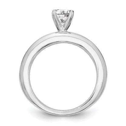 14K Weißgold Verlobungsring mit Labor gezüchteten Diamanten VS/SI+ G+