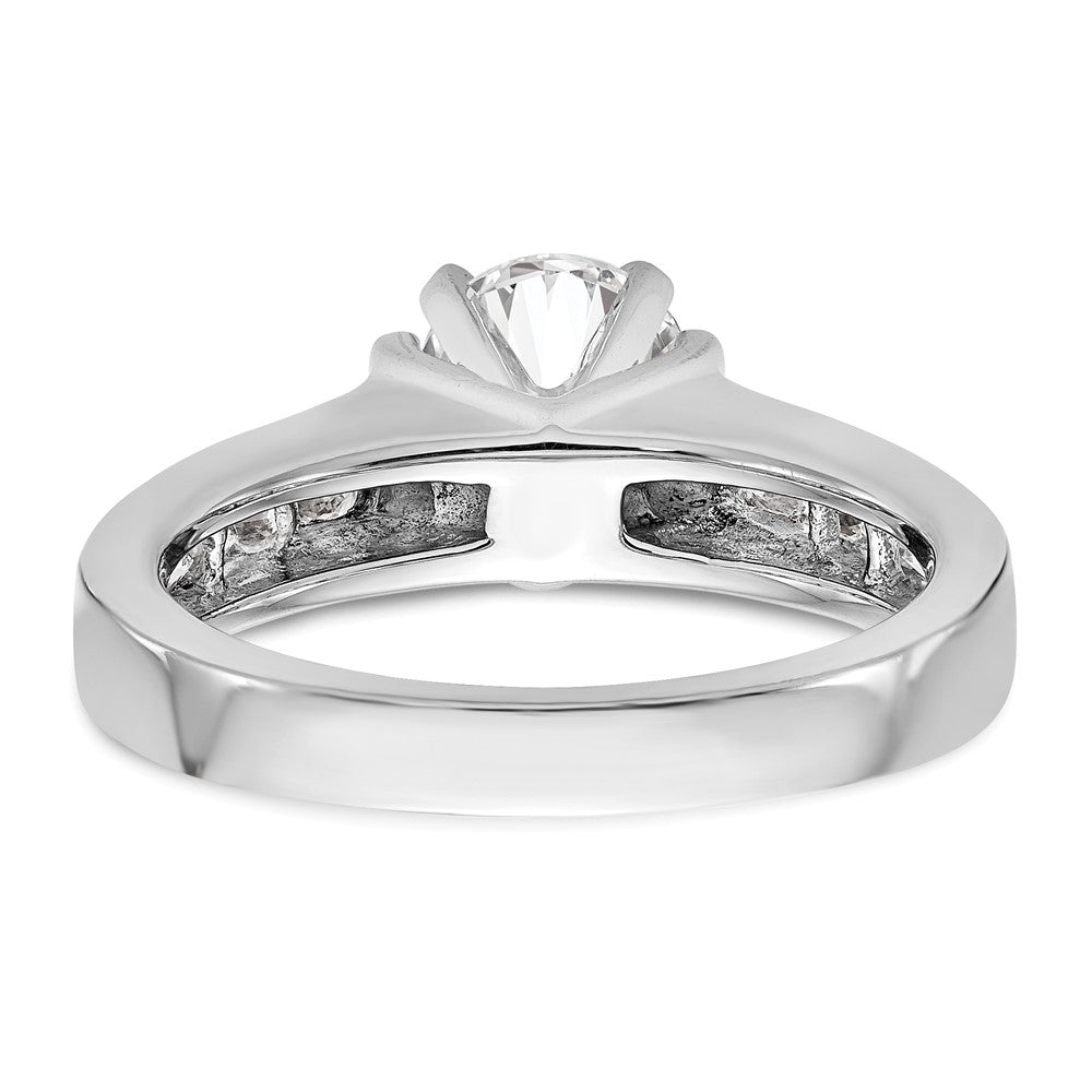 14K Weißgold True Origin 1/2 Karat Im Labor Gezüchtet Diamant Vs D E F Halbfassung Stift Set Verlobungsring
