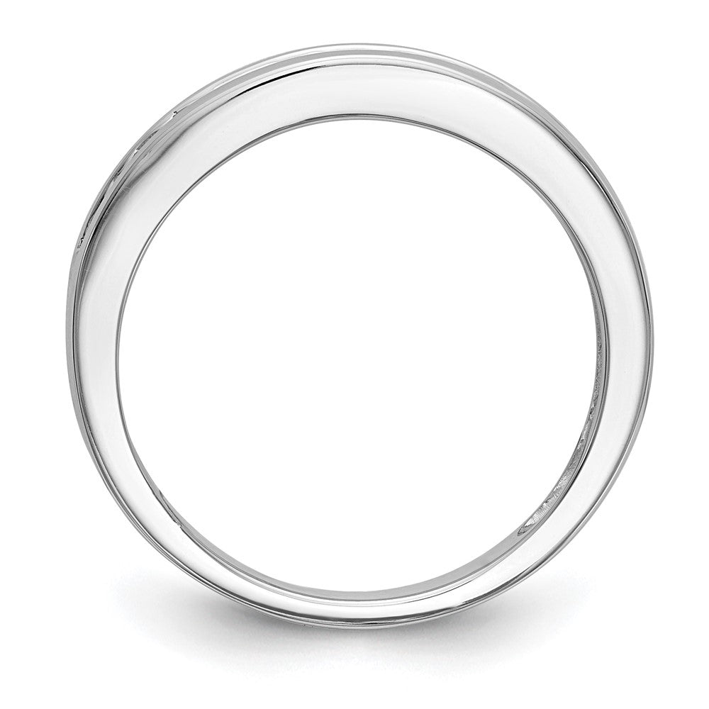 14K Weißgold Ehering mit 0,33 ct. laborgezüchtetem Diamant VS/SI+ G+