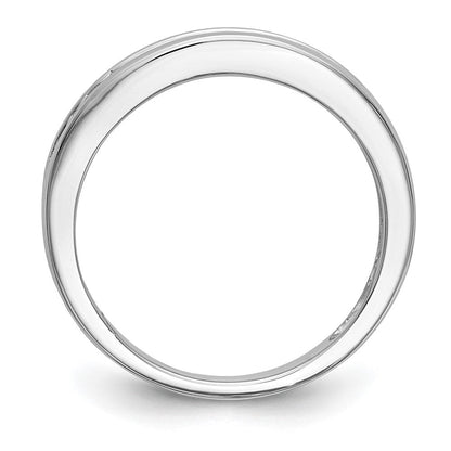 14K Weißgold Ehering mit 0,33 ct. laborgezüchtetem Diamant VS/SI+ G+