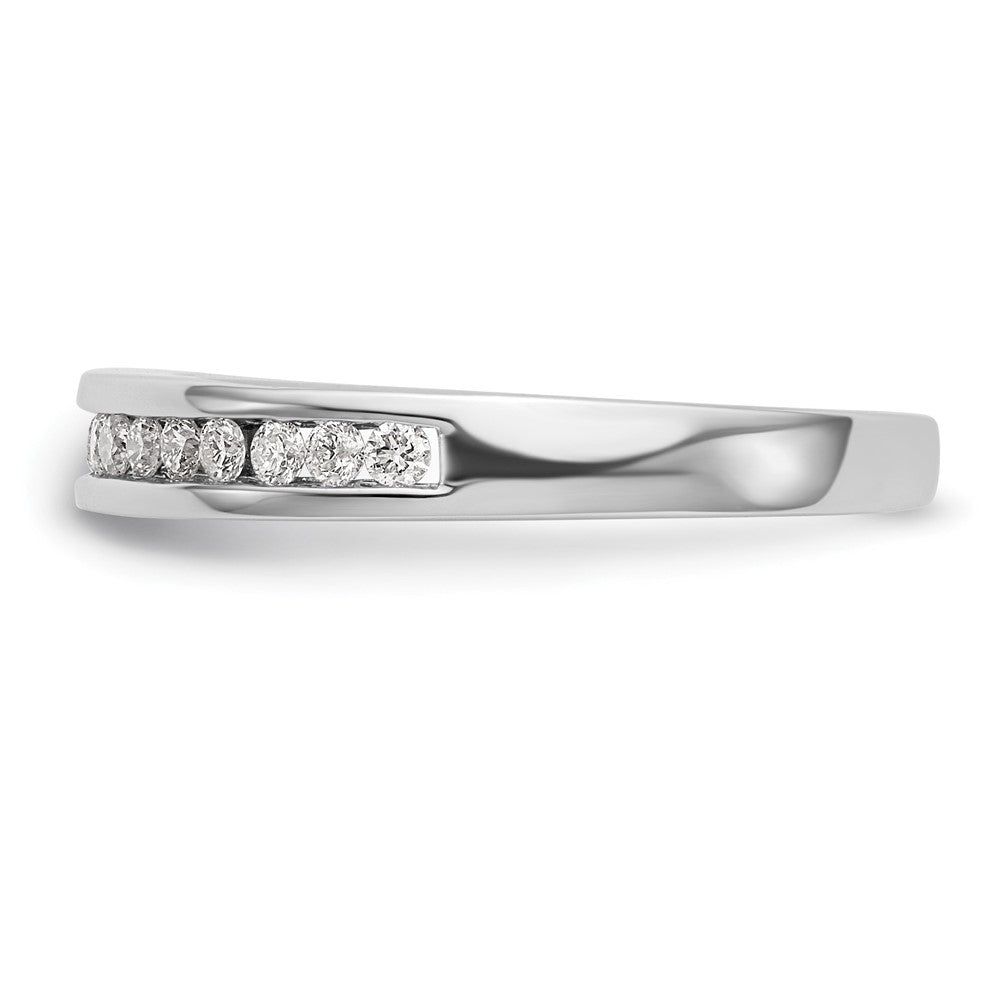 14K Weißgold Ehering mit 0,33 ct. laborgezüchtetem Diamant VS/SI+ G+