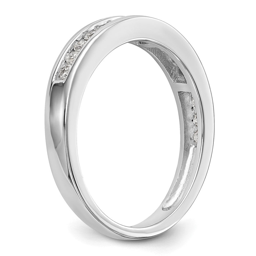 14K Weißgold Ehering mit 0,33 ct. laborgezüchtetem Diamant VS/SI+ G+