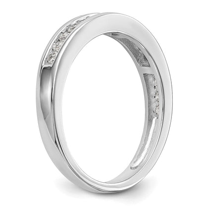 14K Weißgold Ehering mit 0,33 ct. laborgezüchtetem Diamant VS/SI+ G+