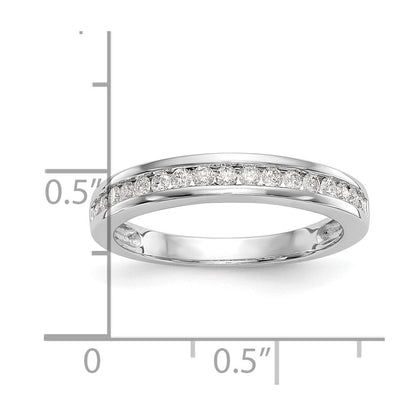 14K Weißgold Ehering mit 0,33 ct. laborgezüchtetem Diamant VS/SI+ G+