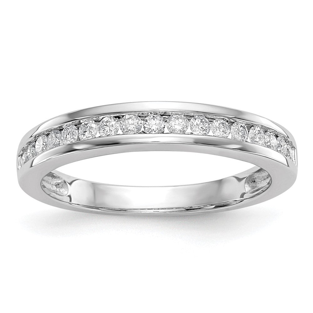 14K Weißgold Ehering mit 0,33 ct. laborgezüchtetem Diamant VS/SI+ G+