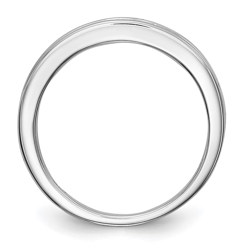 14K Weißgold Labor-Diamant VS/SI+ G+ Ehering