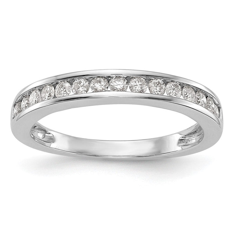 14K Weißgold Labor-Diamant VS/SI+ G+ Ehering