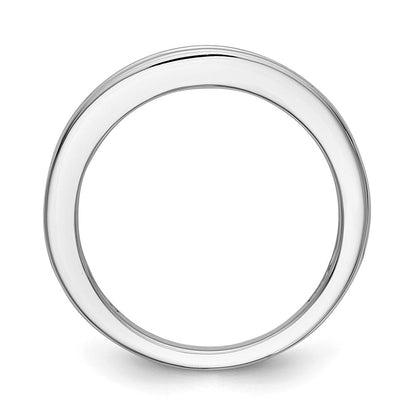 14K Weißgold Ehering mit 0,5 ct. laborgezüchtetem Diamanten, VS/SI+ G+
