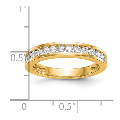 14K Gelbgold Diamant Ehering