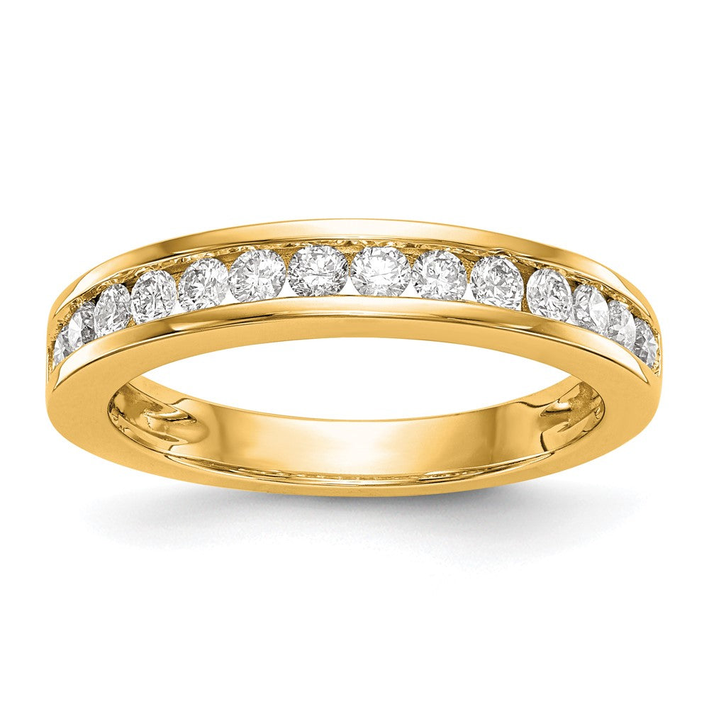 14K Gelbgold Diamant Ehering