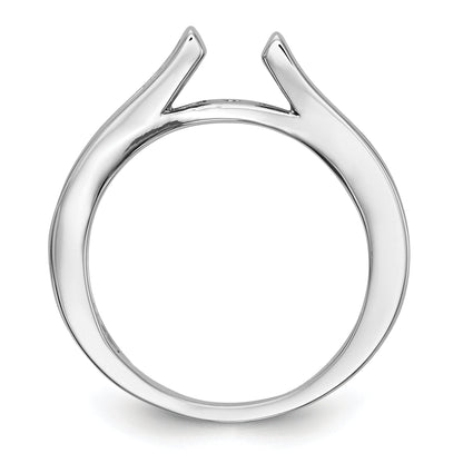 14K Weißgold Verlobungsring mit 0,33 ct. Laborgezüchteten Diamanten VS/SI+ G+ in Krappenfassung