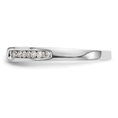 14K Weißgold Verlobungsring mit 0,33 ct. Laborgezüchteten Diamanten VS/SI+ G+ in Krappenfassung