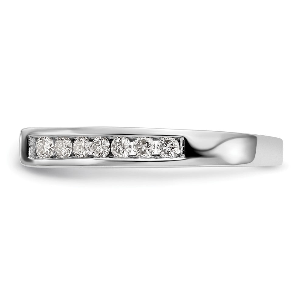 14K Weißgold Verlobungsring mit 0,5 ct. Laborgezüchteten Diamanten, VS/SI+ G+, in Krappenfassung (Peg Set)