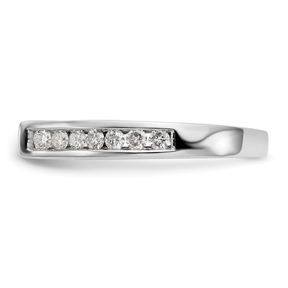 14K Weißgold Verlobungsring mit 0,5 ct. Laborgezüchteten Diamanten, VS/SI+ G+, in Krappenfassung (Peg Set)