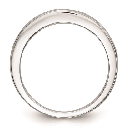 14K Weißgold Ehering mit natürlichen Diamanten, 0,3 ct Gesamtgewicht