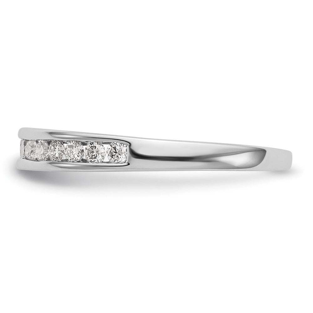 14K Weißgold Ehering mit 0,33 ct. laborgezüchtetem Diamant VS/SI+ G+