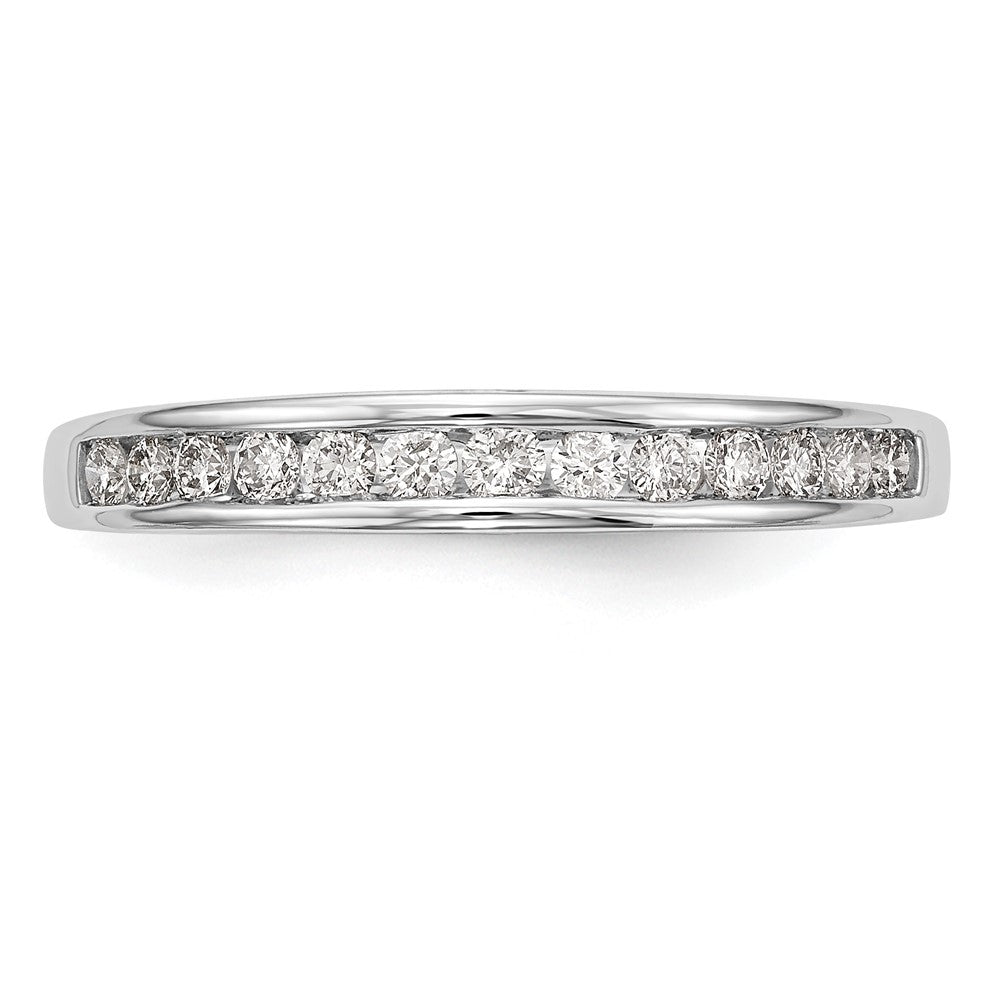 14K Weißgold Ehering mit 0,33 ct. laborgezüchtetem Diamant VS/SI+ G+