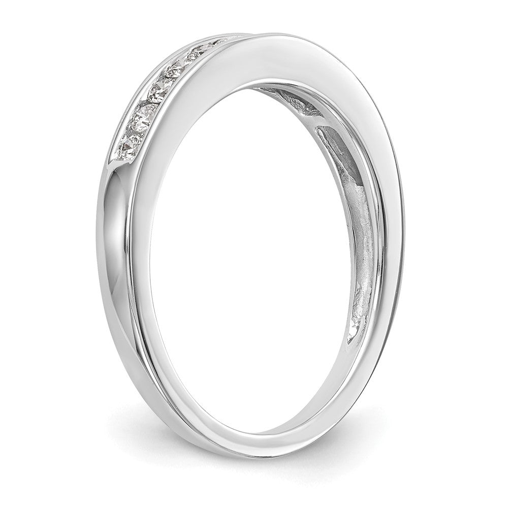 14K Weißgold Ehering mit 0,33 ct. laborgezüchtetem Diamant VS/SI+ G+