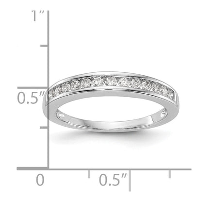 14K Weißgold Ehering mit 0,33 ct. laborgezüchtetem Diamant VS/SI+ G+