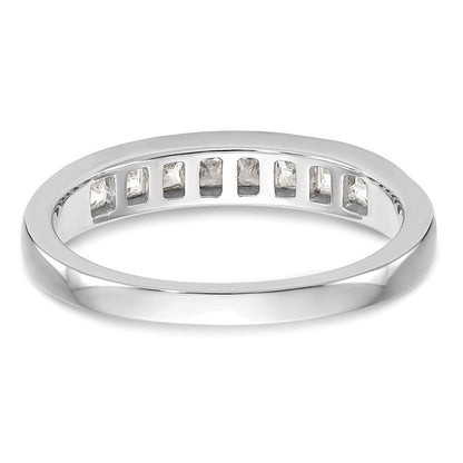 14K Weißgold Ehering mit natürlichen Diamanten
