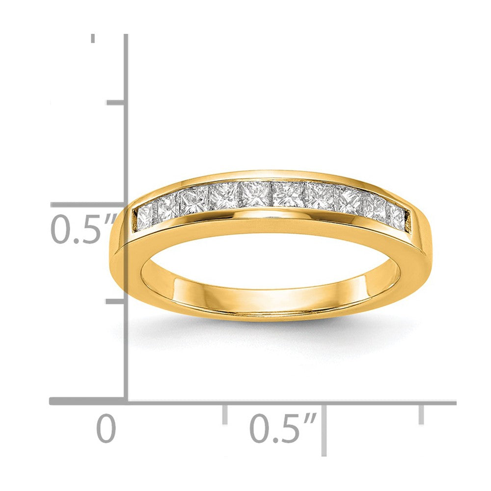 14K Gelbgold Eherring mit echten Diamanten