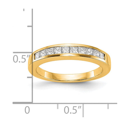 14K Gelbgold Eherring mit echten Diamanten