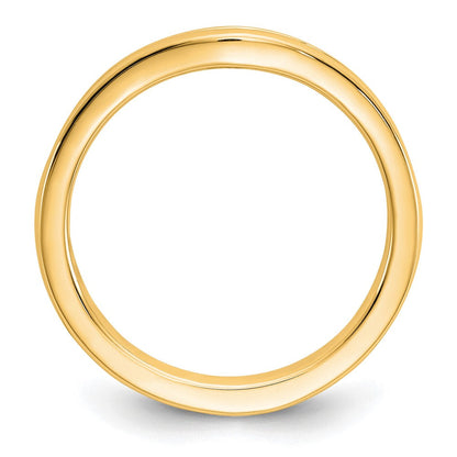 14K Gelbgold Diamant Ehering