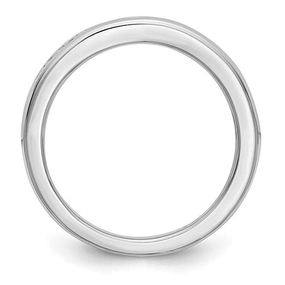 14K Weißgold Ehering mit 0,75 ct. Laborgezüchteten Diamanten VS/SI+ G+