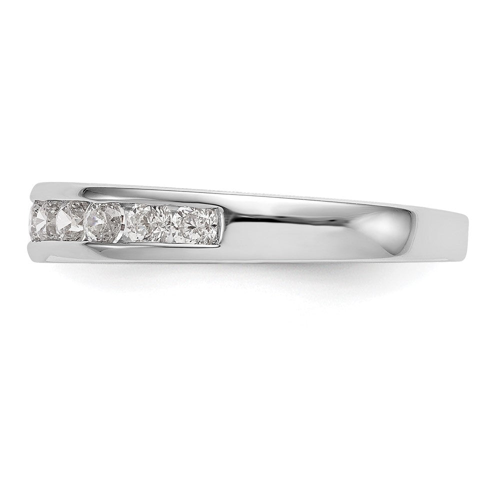14K Weißgold Ehering mit 0,75 ct. Laborgezüchteten Diamanten VS/SI+ G+