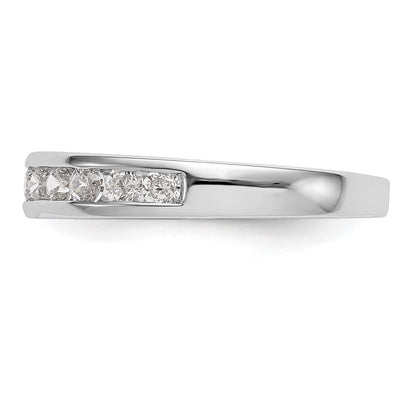 14K Weißgold Verlobungsring mit natürlichen Diamanten