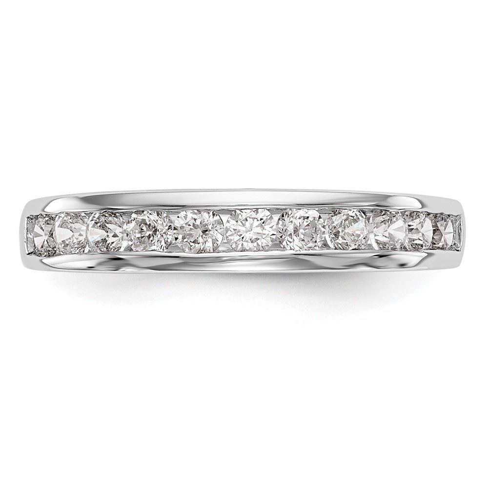 14K Weißgold Verlobungsring mit natürlichen Diamanten