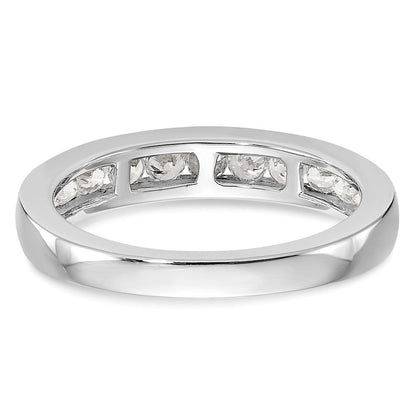 14K Weißgold Verlobungsring mit natürlichen Diamanten