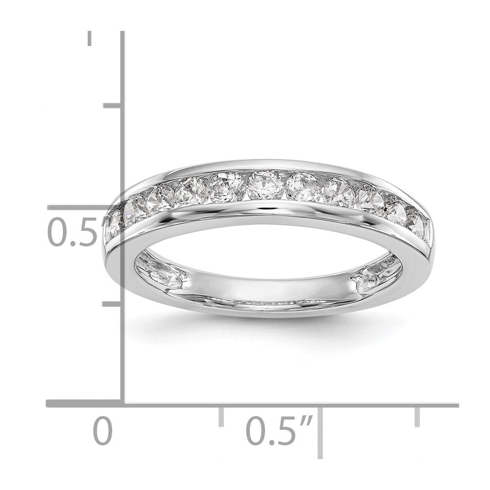 14K Weißgold Verlobungsring mit natürlichen Diamanten