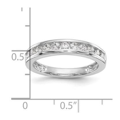 14K Weißgold Verlobungsring mit natürlichen Diamanten